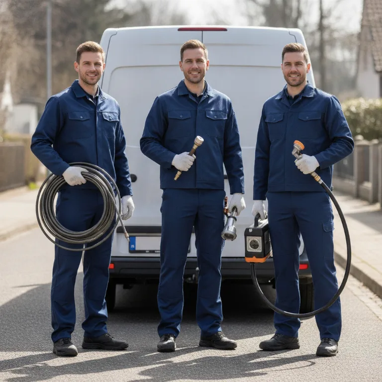 Rohrreinigung Team in Hoetting